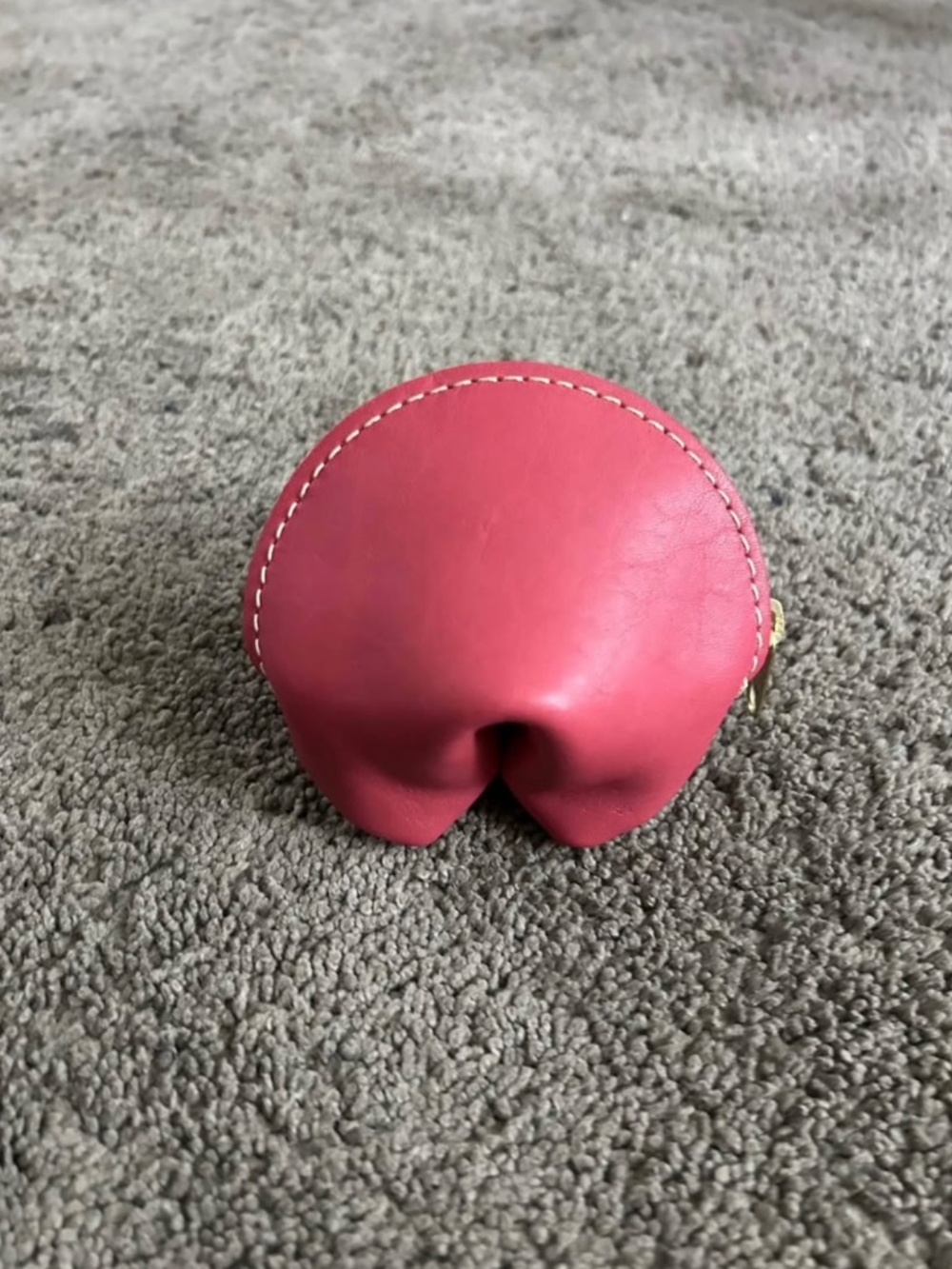 🥠 Portland Leather Goods Fortune Cookie Pouch — Retired Guava Pink? - Picture 2 of 4